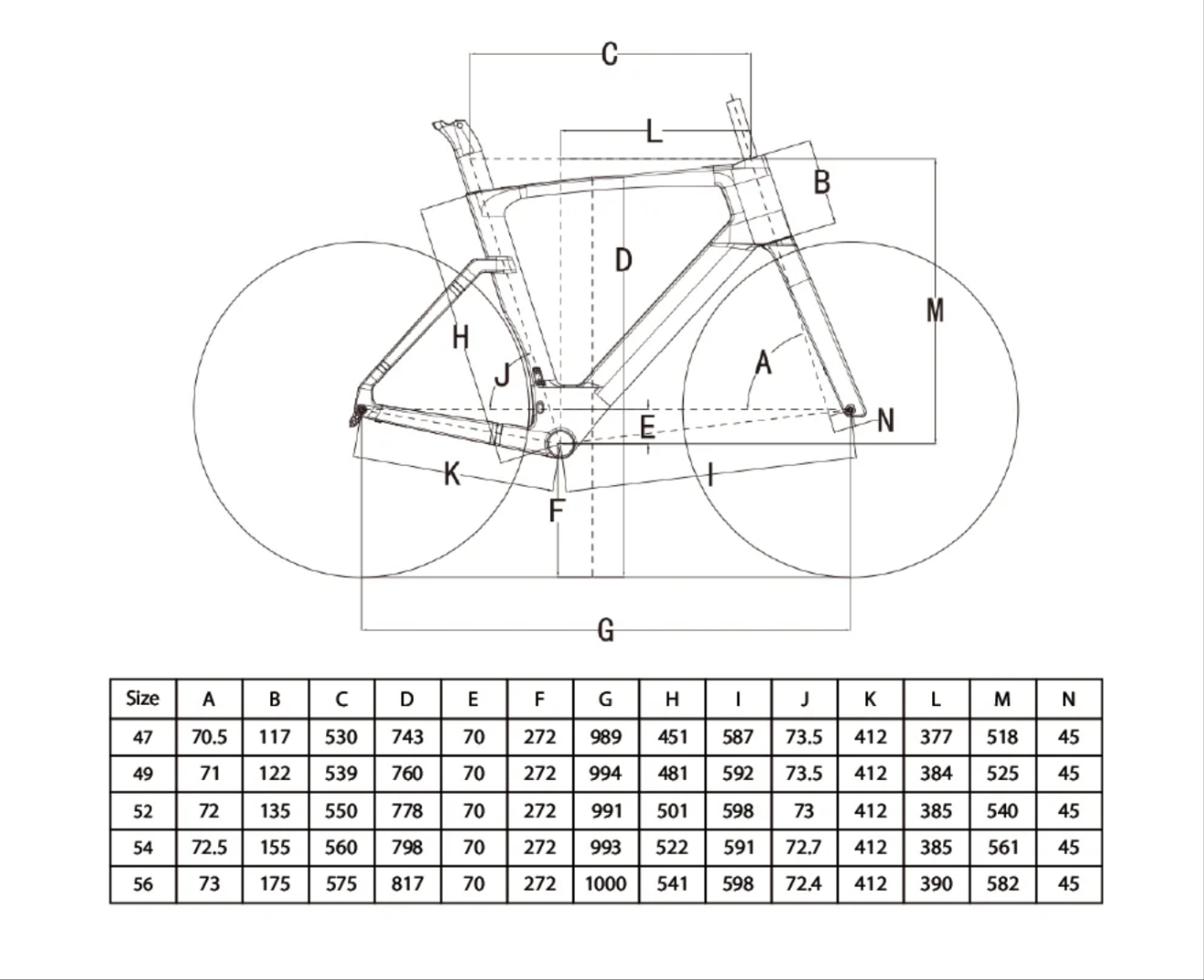 Comp Cycles Road Bike Frameset Model: COMP-æR (æra-disc*,æra-rim*)