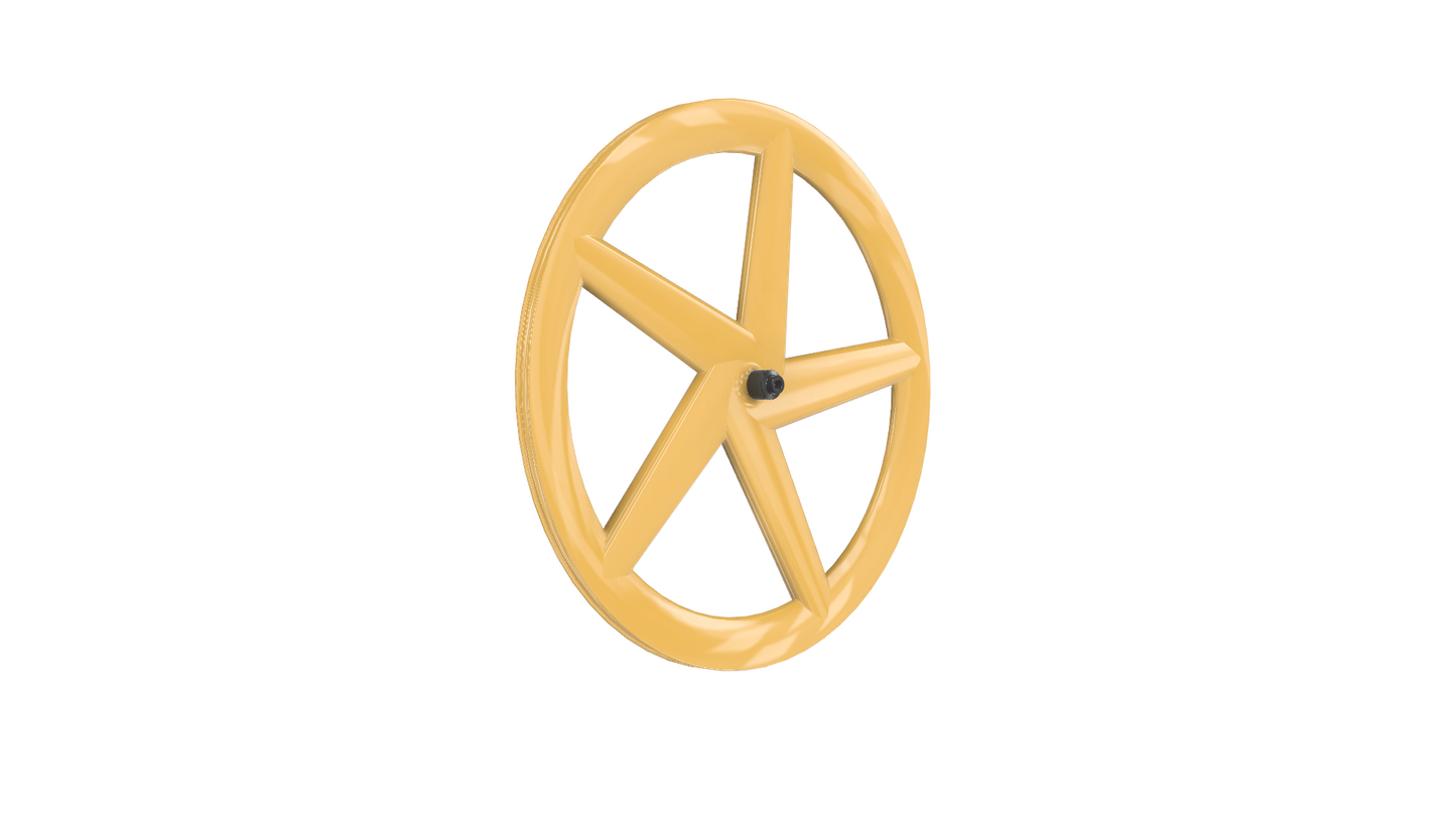 Polymer Bikes Track 5 Spoke Front Wheel Model: POLY-at-5 (Athebyne)