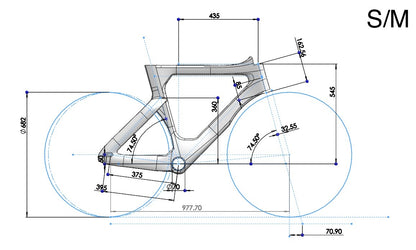 Polymer Bikes Frame Kit Model: POLY-kit-24p (Peryton)