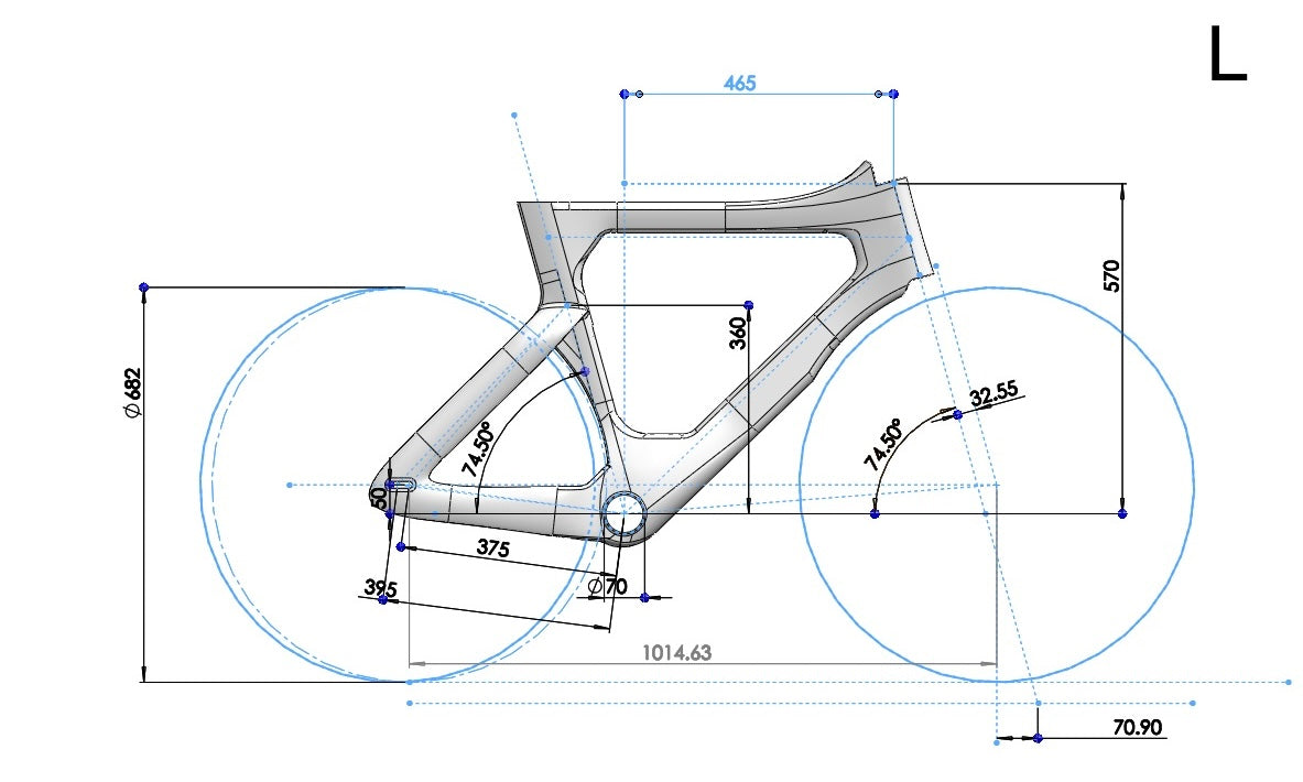 Polymer Bikes Frame Kit Model: POLY-kit-24p (Peryton)