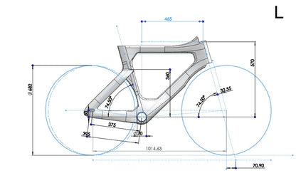 Polymer Bikes Frame Kit Model: POLY-kit-24p (Peryton)