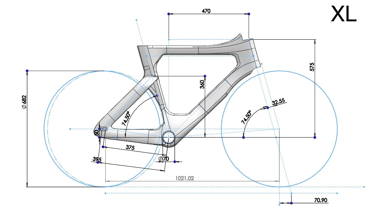 Polymer Bikes Frame Kit Model: POLY-kit-24p (Peryton)