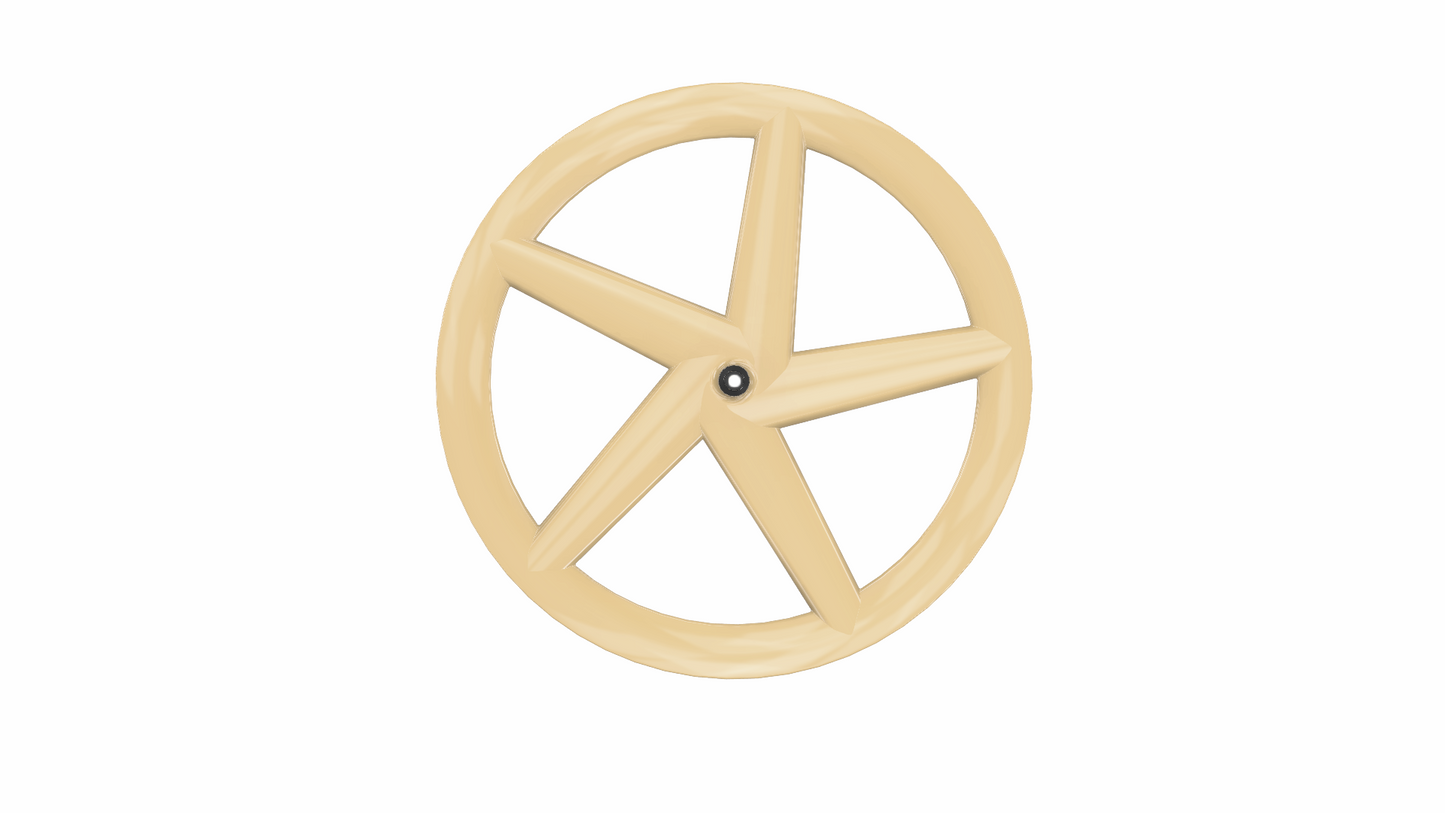 Athebyne 5 Spoke Front Wheel