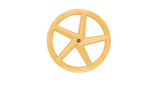 Polymer Bikes Track 5 Spoke Front Wheel Model: POLY-at-5 (Athebyne)