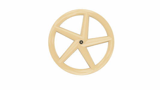 Polymer Bikes Track 5 Spoke Front Wheel Model: POLY-at-5 (Athebyne)